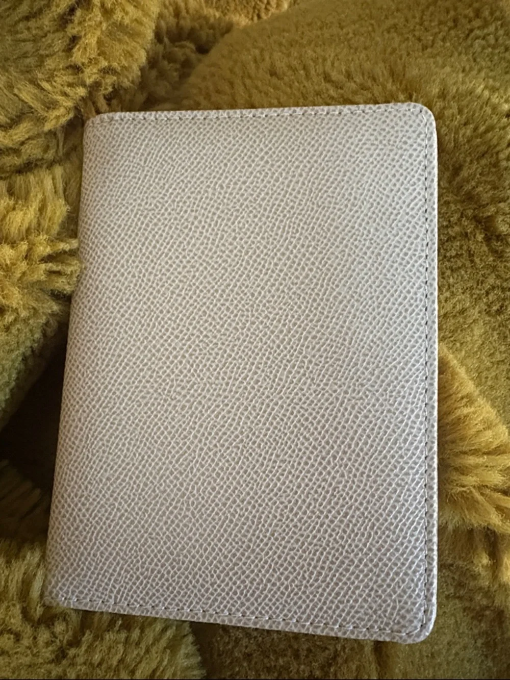 The Foldie Classic Tan Textured Passport Card Holder